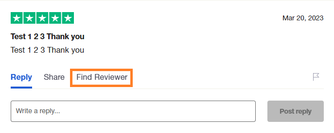 How to use find reviewer